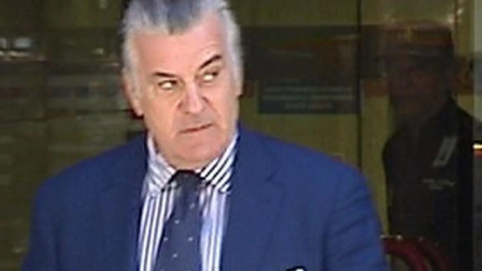 El extesorero del PP, Luis Bárcenas, que ha acudido hoy puntualmente a la Audiencia Nacional