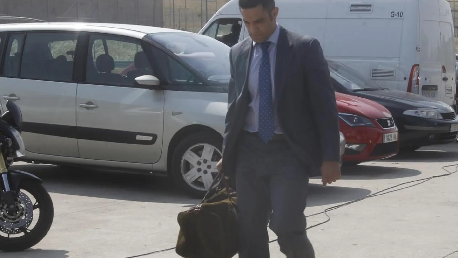 El chófer de Bárcenas, esta mañana en la cárcel de Soto del Real