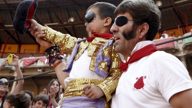 Padilla, el pasado julio, en la plaza de toros de Pamplona