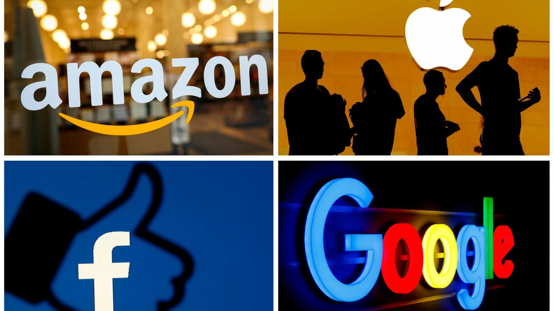 Facebook, Amazon, Apple y Alphabet han registrado pérdidas en Bolsa / Reuters
