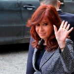 Cristina Fernández de Kirchner, camino de los juzgados, en septiembre pasado