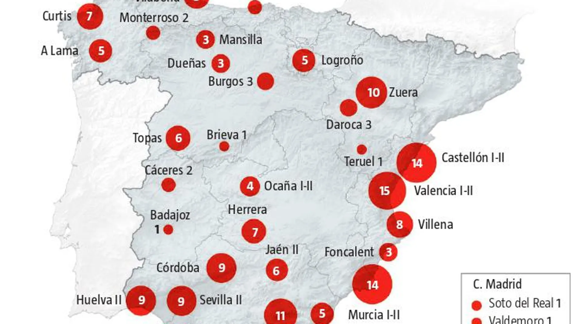 Los 209 presos de ETA que Sánchez deberá acercar al País Vasco para tener el «sí» del PNV