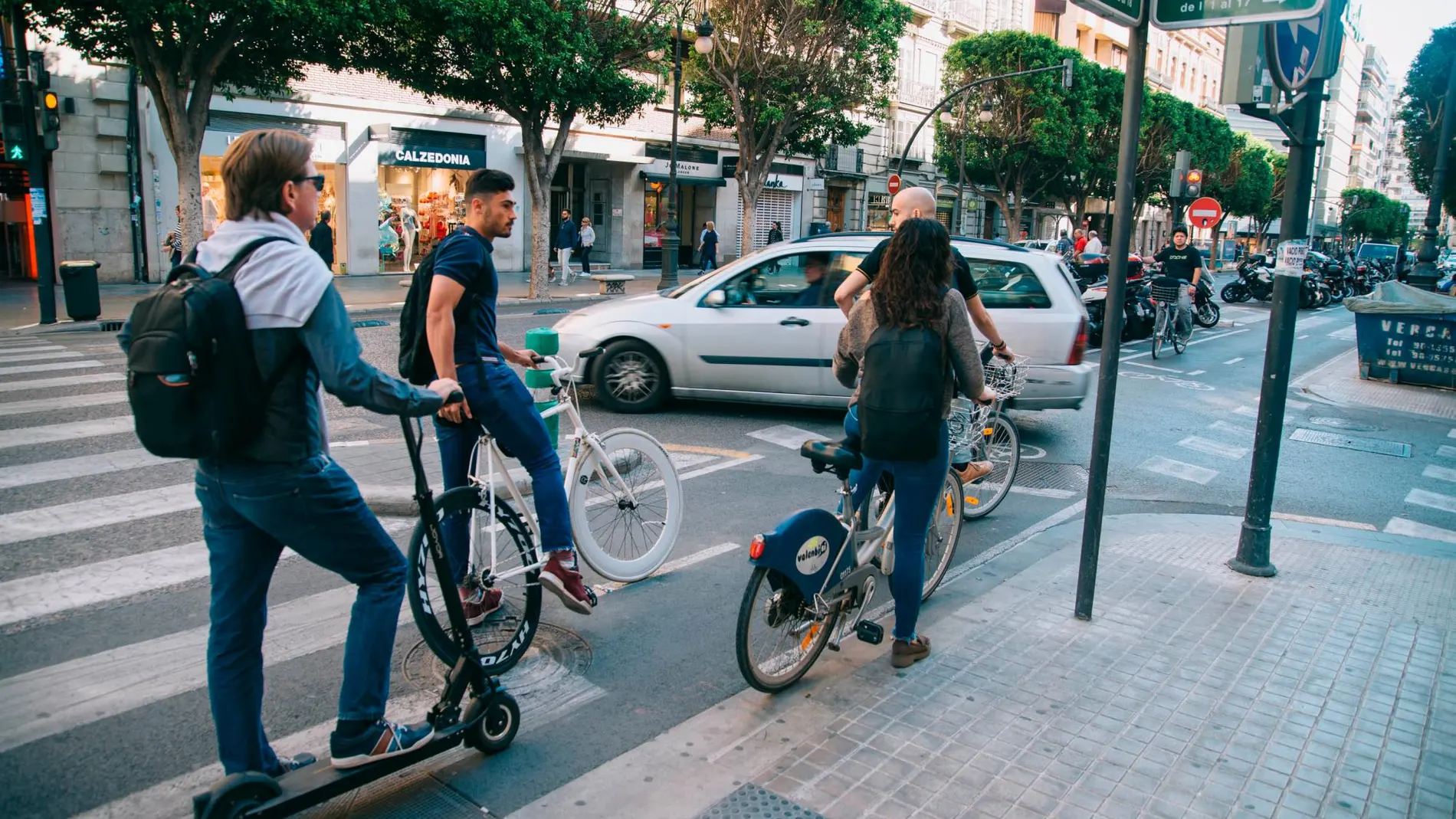 La céntrica calle Colón de Valencia