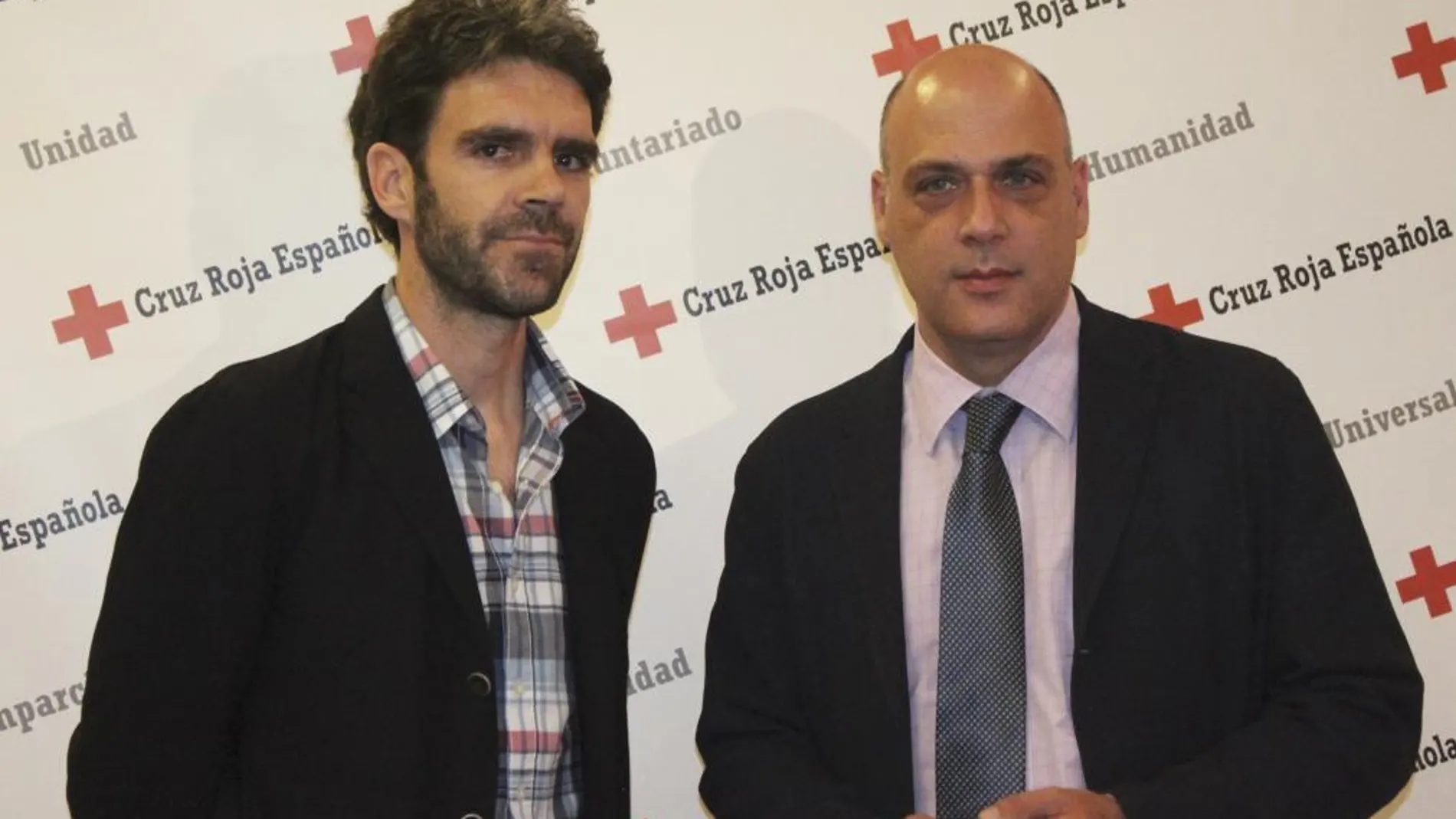 José Tomás y Jesús Mora, presidente autonómico de Cruz Roja Madrid