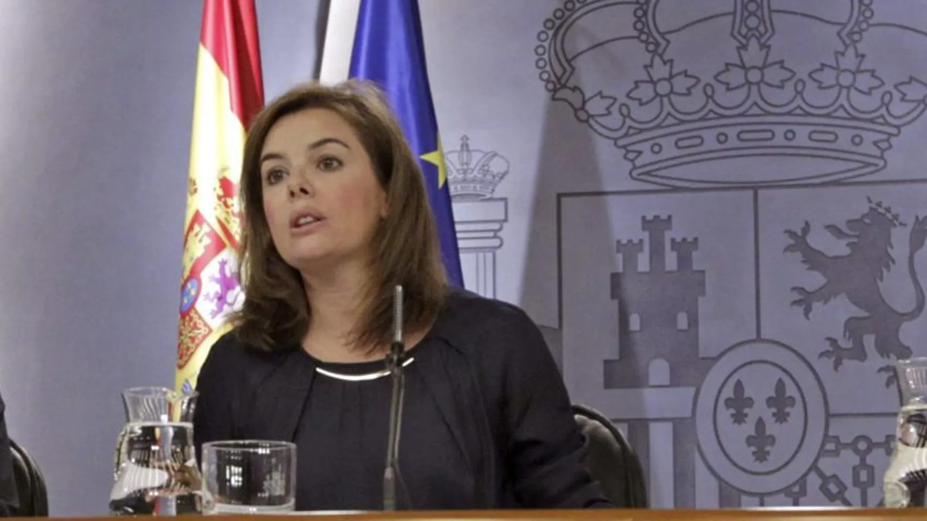 La vicepresidenta del Gobierno, Soraya Saénz de Santamaría