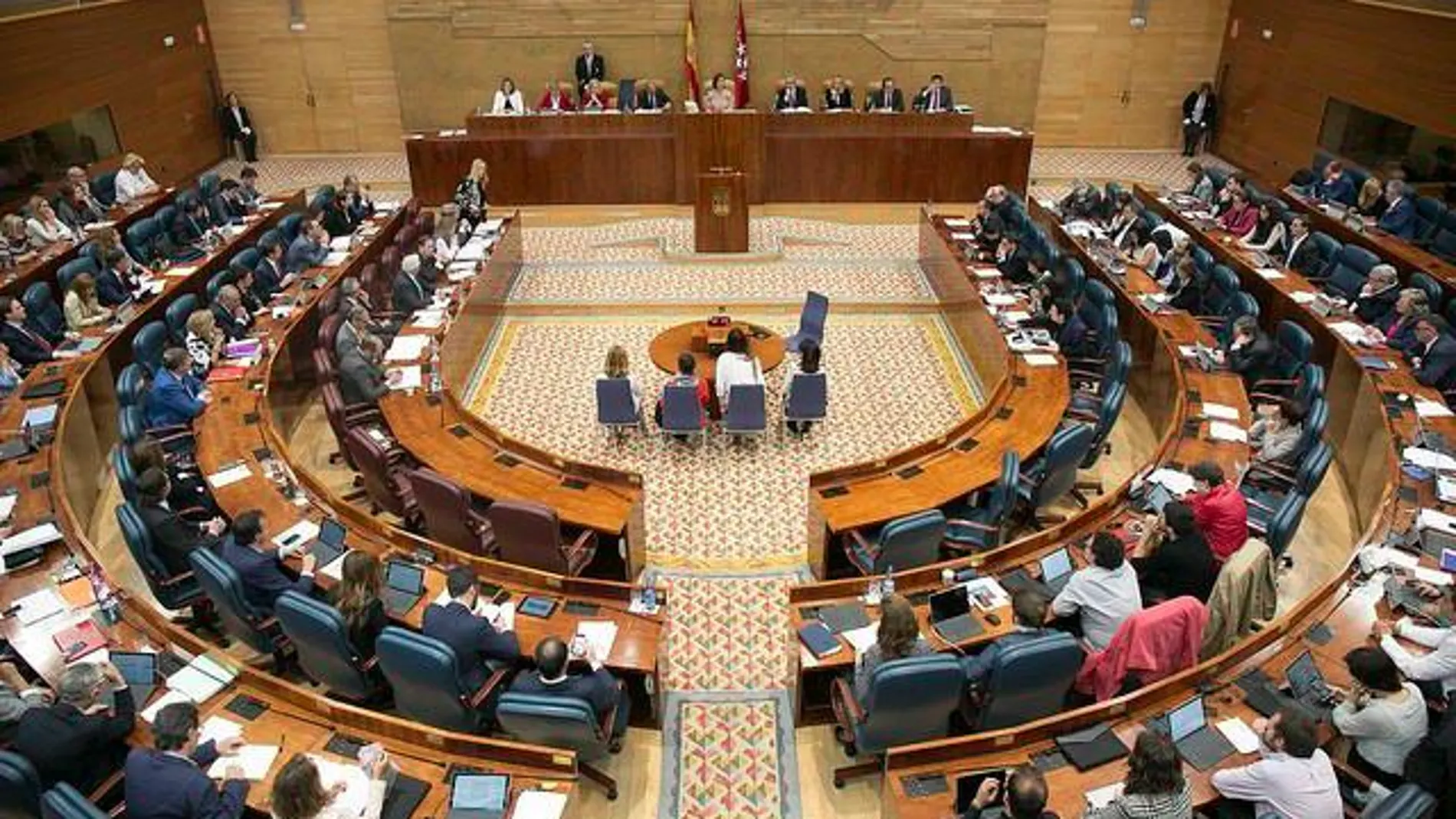 Vista general de la Asamblea de Madrid
