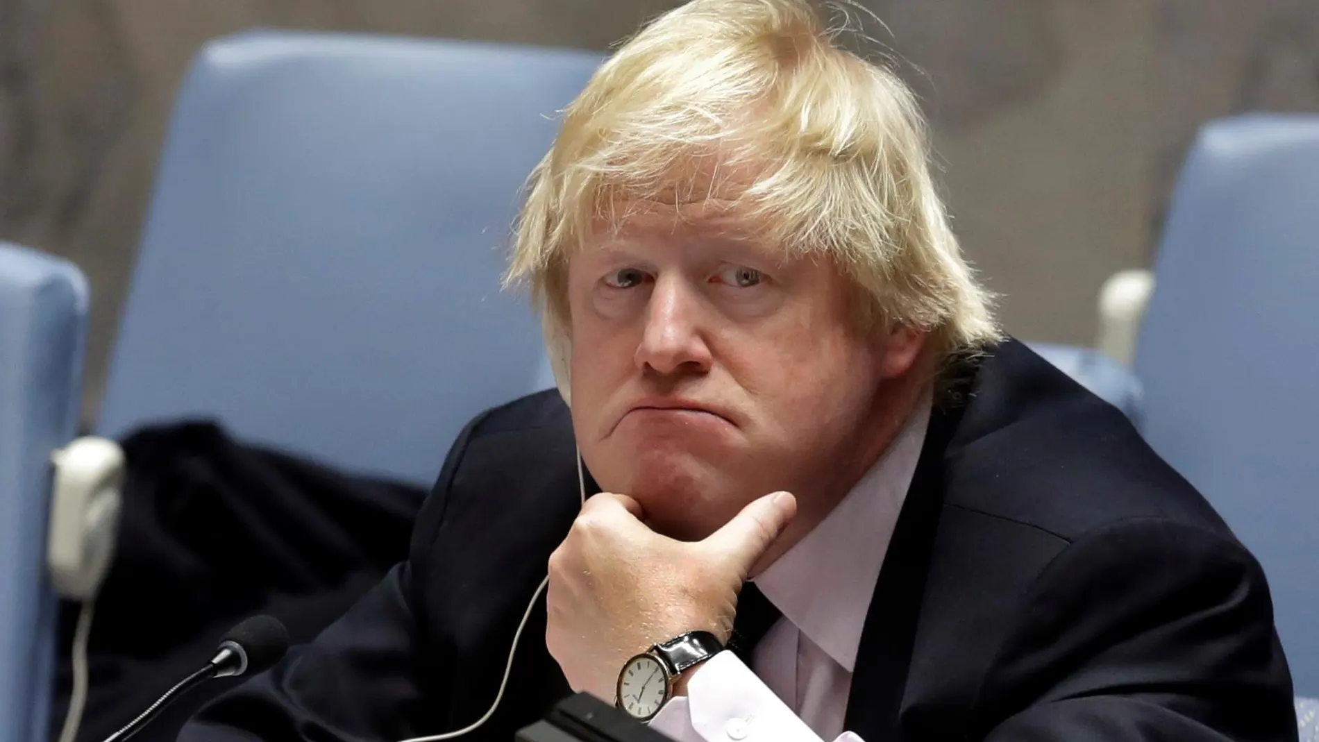 Boris Johnson, ex ministro de Exteriores británico