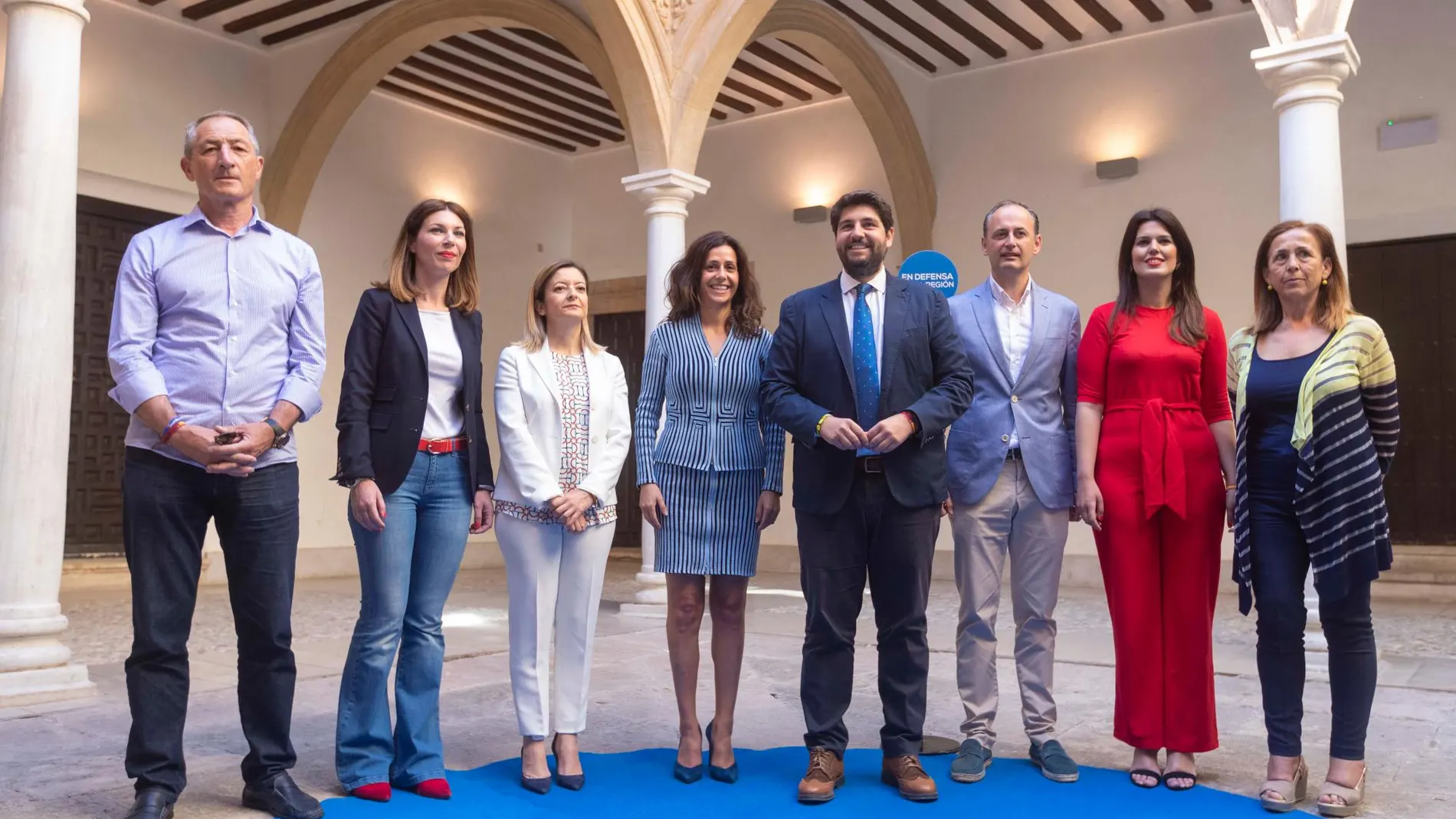 Fernando López Miras, en la presentación de las 10 medidas para los primeros 100 días de Gobierno