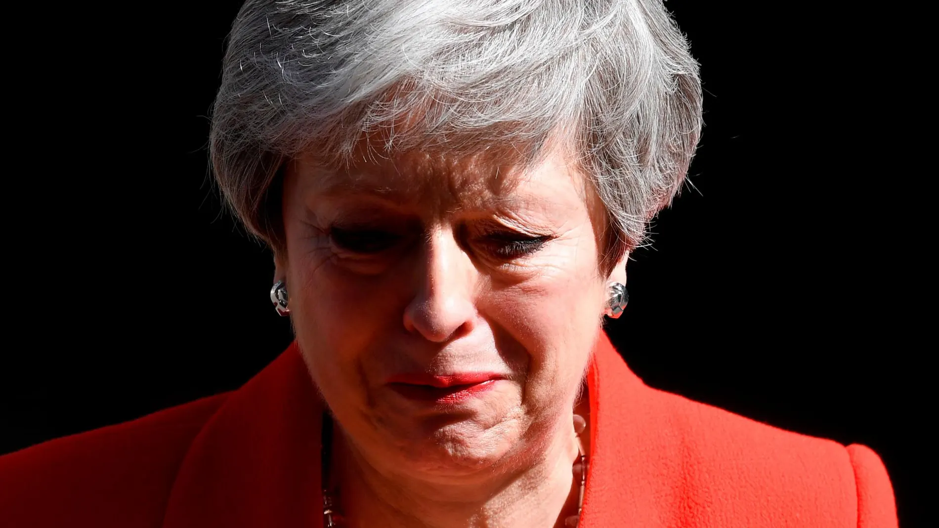Theresa May ha roto a llorar al anunciar su dimisión/Foto: Reuters