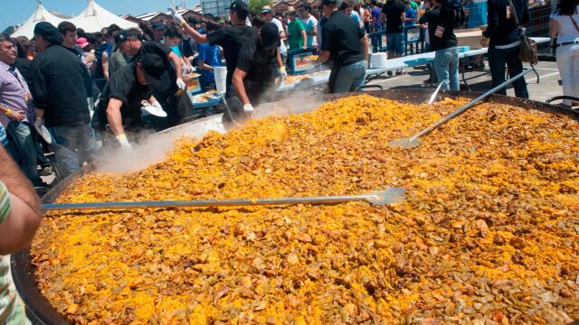 Una paella gigante, en una imagen de archivo