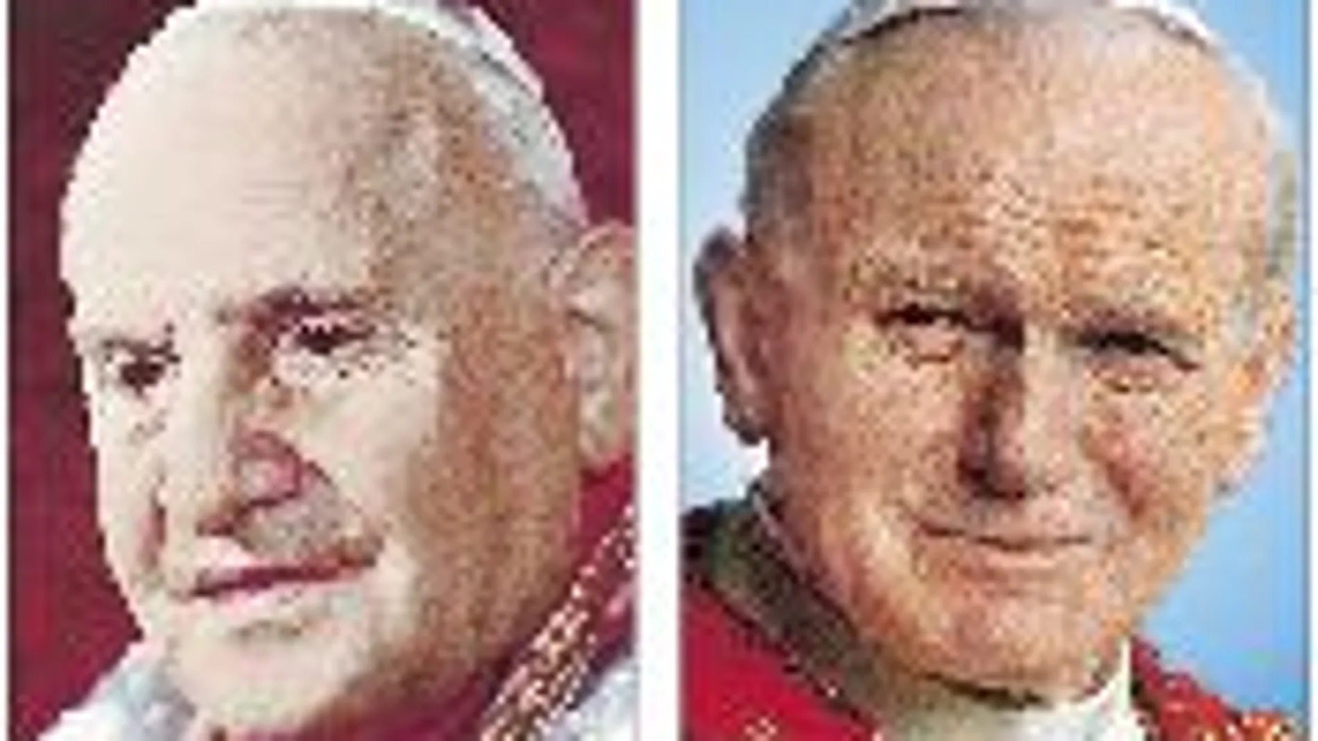 Juan XIII y Juan Pablo II