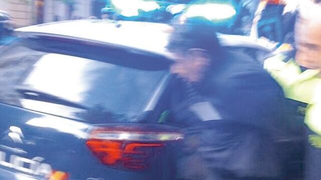 Enrique Oliveras García, tras ser detenido