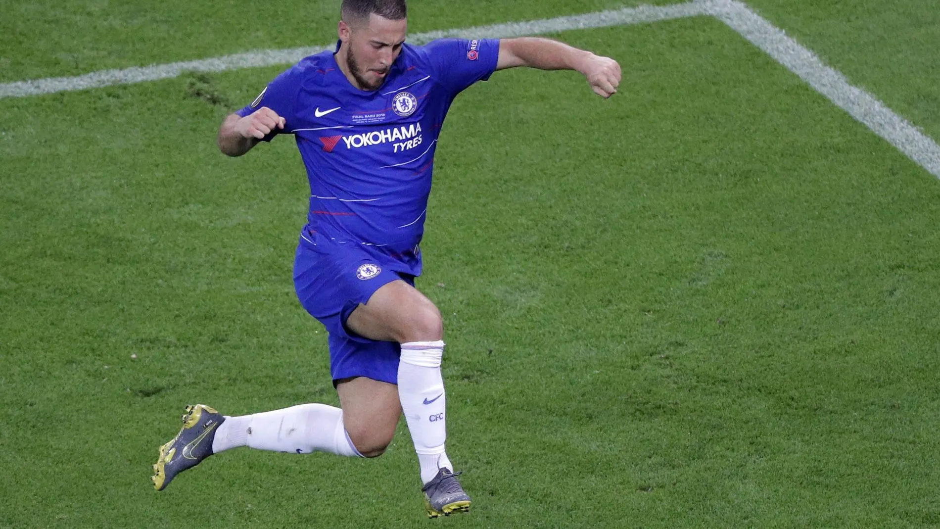 Hazard celebrando un gol