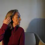 Una enferma de alzheimer en su domicilio de Madrid