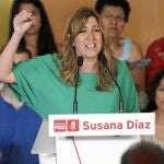 La consejera Susana Díaz presentó ayer su candidatura en Antequera