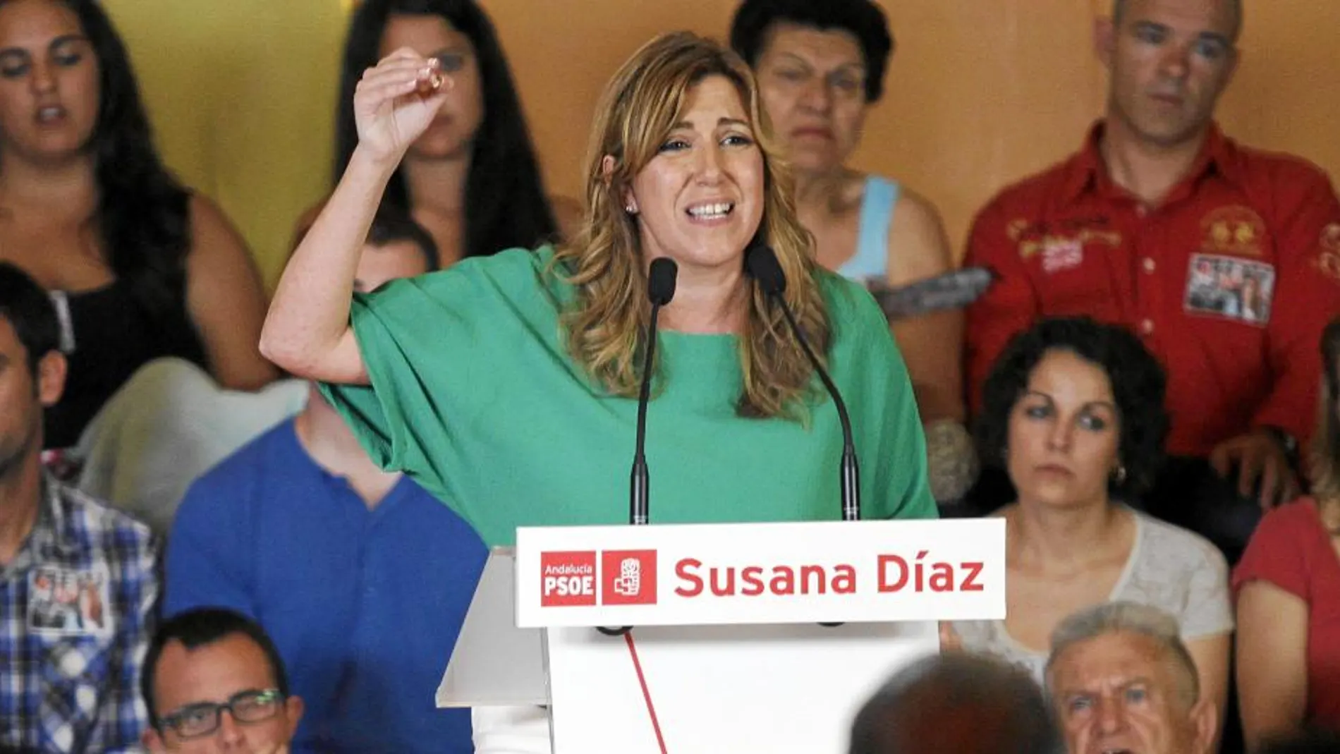 La consejera Susana Díaz presentó ayer su candidatura en Antequera