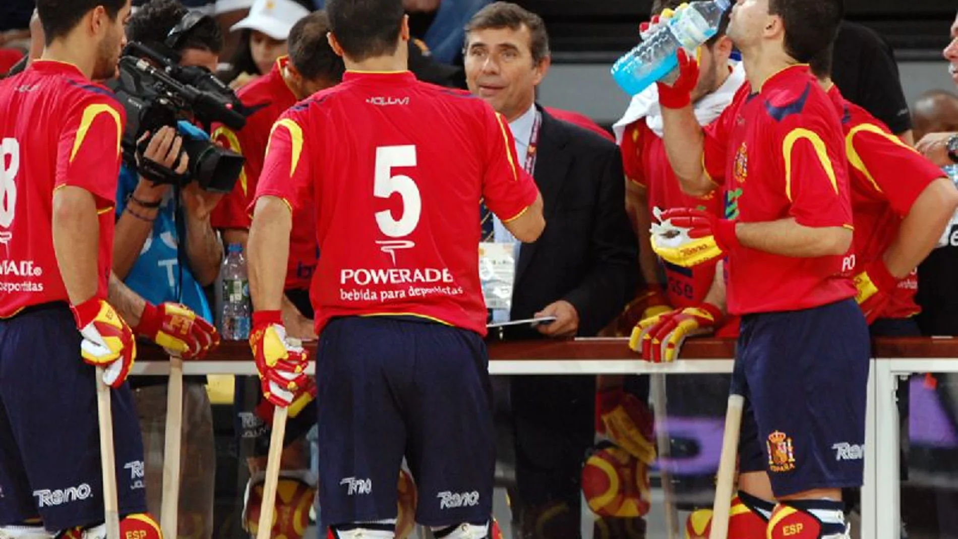 Imagen de la selección española de hockey patines