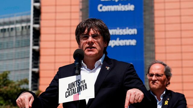 Junqueras y Puigdemont obtienen escaño en la Eurocámara