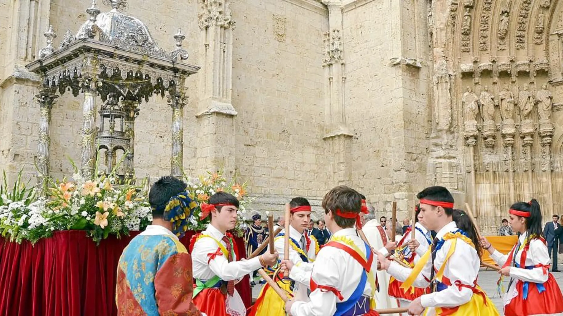 Las procesiones y tradiciones del Corpus se volvieron a vivir en Castilla y León