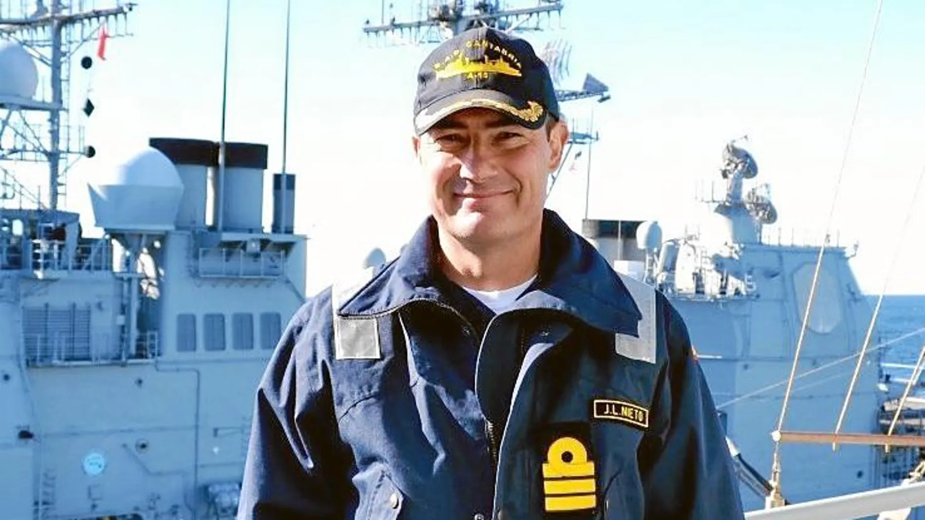 José Luis Nieto. Comandante del buque «Cantabria»