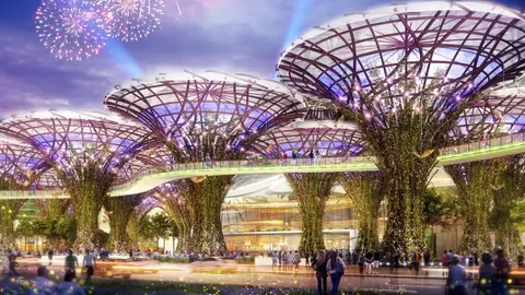 Maqueta del proyecto de Las Vegas Sands para el proyecto que prevé llevar a cabo en Alcorcón