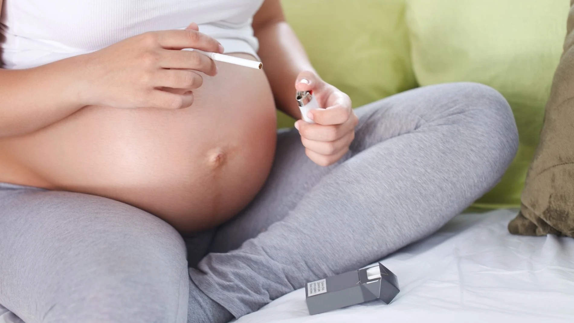 Las concentraciones de nicotina en el feto pueden ser hasta un 15% más altas que los niveles maternos
