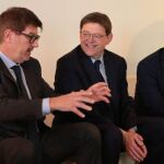 El presidente de la Generalitat se reunió ayer con representantes del Comité Ejecutivo del Consejo Intertextil Español