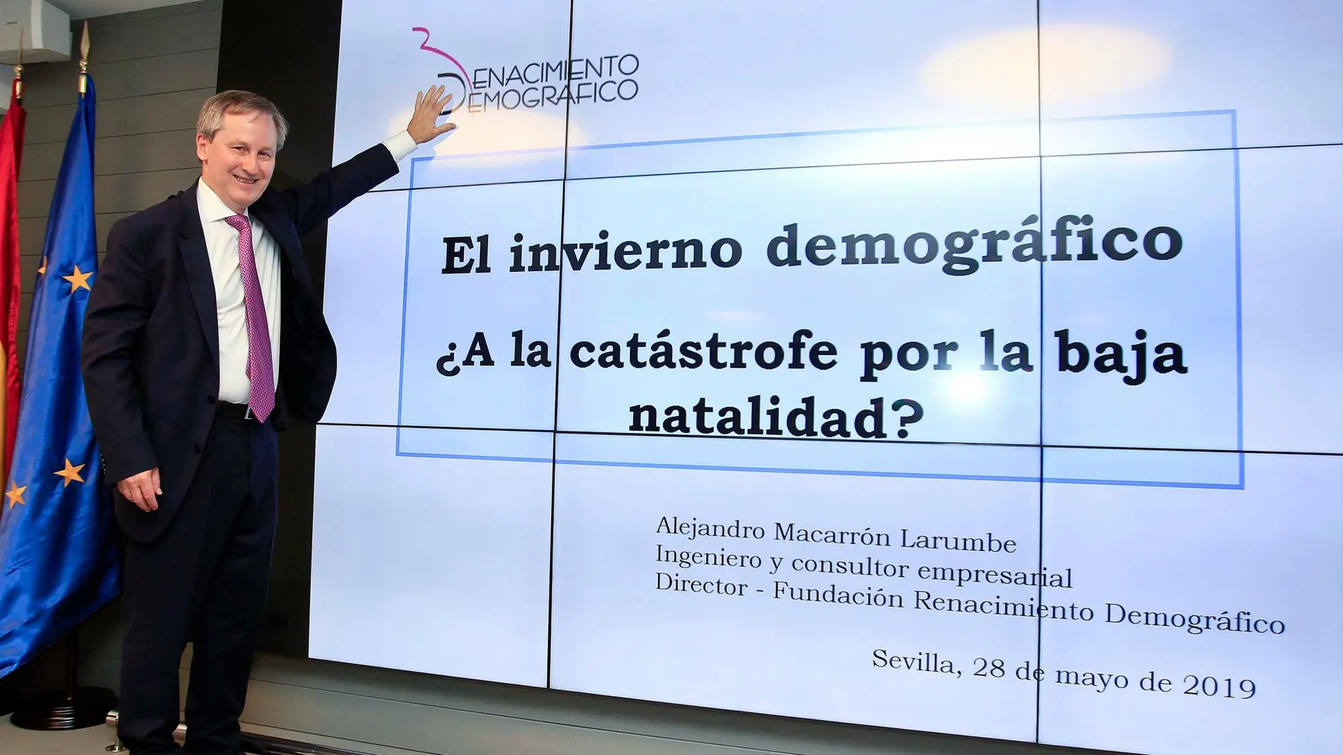Alejandro Macarrón, en la Fundación Caja Rural del Sur / Foto: Manuel Olmedo