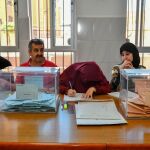 Ambiente electoral durante las votaciones del 26-M en Ceuta