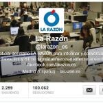 Los más de 100.000 seguidores de @larazon_es en Twitter nos contarán hoy la actualidad