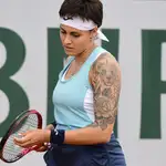  El tatuaje feminista de la sensación española en Roland Garros