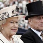 La reina Isabel II de Inglaterra y el duque de Edimburgo