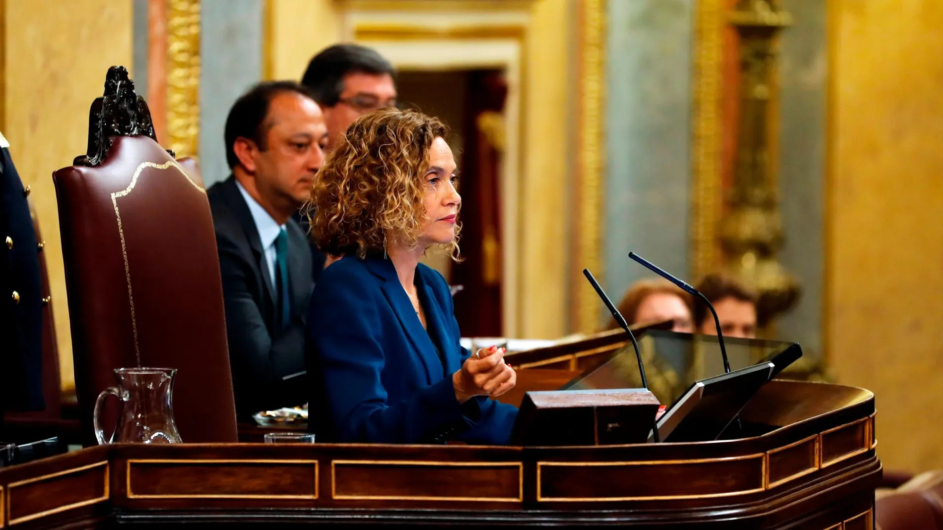 La presidenta del Congreso de los Diputados, Meritxell Batet, durante la sesión constitutiva de las nuevas Cortes Generales del pasado mes de mayo