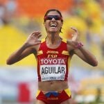 Alessandra Aguilar llega a la meta en quinta posición