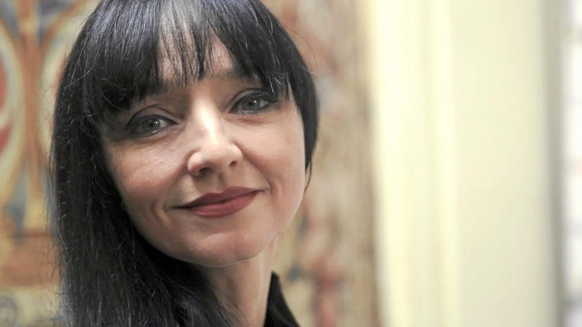María de Medeiros, el jueves, durante su visita a Madrid