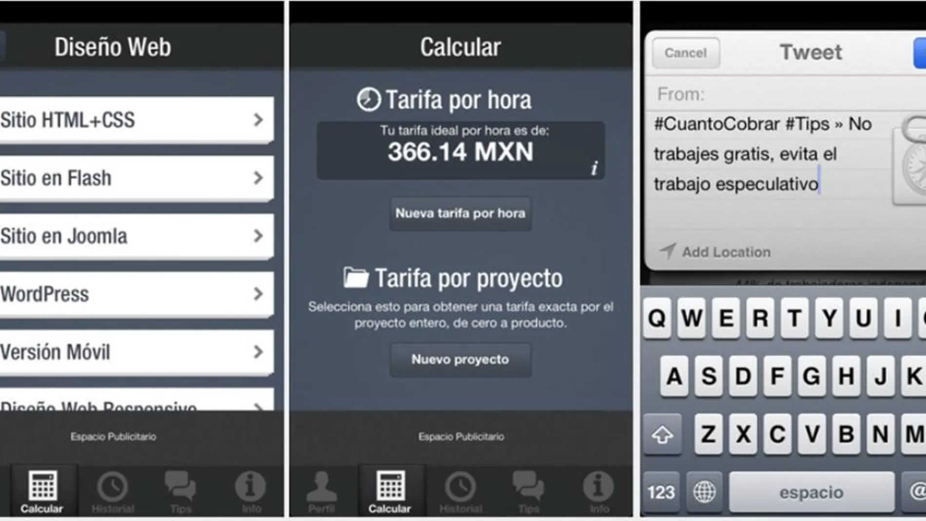 CuantoCobrar, una app para autónomos y freelancers que abogan por el #gratisnotrabajo