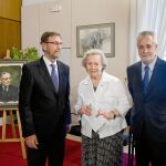 El pasado 5 de julio se celebró en el Parlamento un acto conmemorativo por el 128 aniversario del nacimiento de Blas Infante, que incluyó una ofrenda floral.