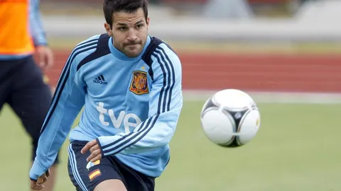 Por problemas en su rodilla derecha, Cesc no disputará los dos amistosos de esta semana en Suráfrica