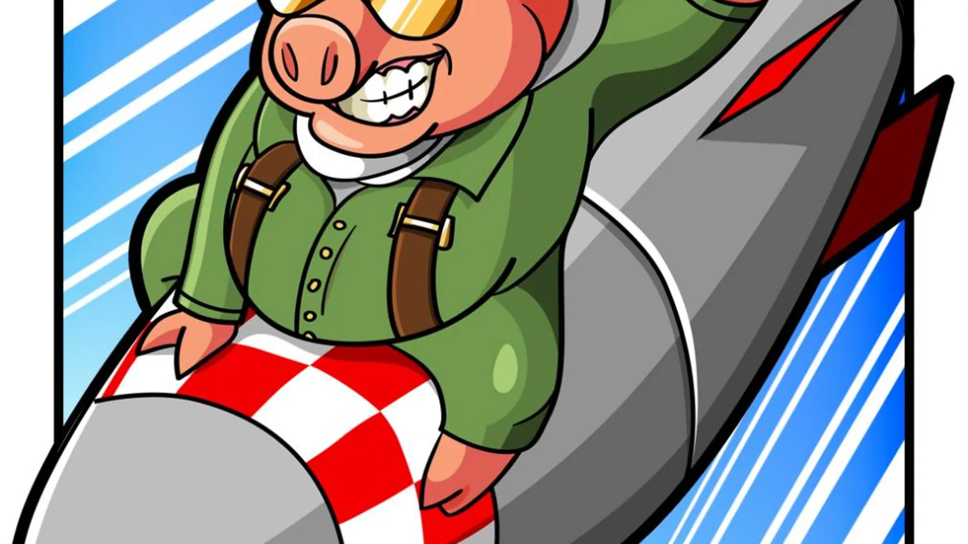 Kamikaze Pigs: ¡Mira, unos cerdos volando!