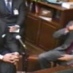 Bárcenas, en un momento de la declaración ante el juez