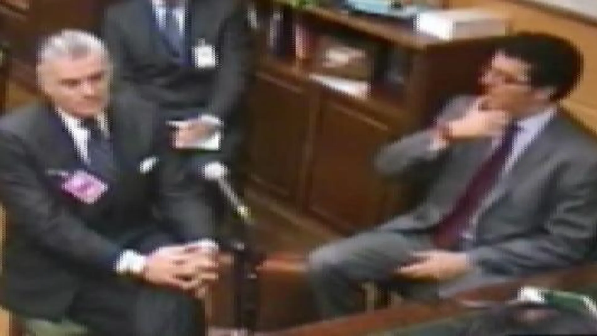 Bárcenas, en un momento de la declaración ante el juez