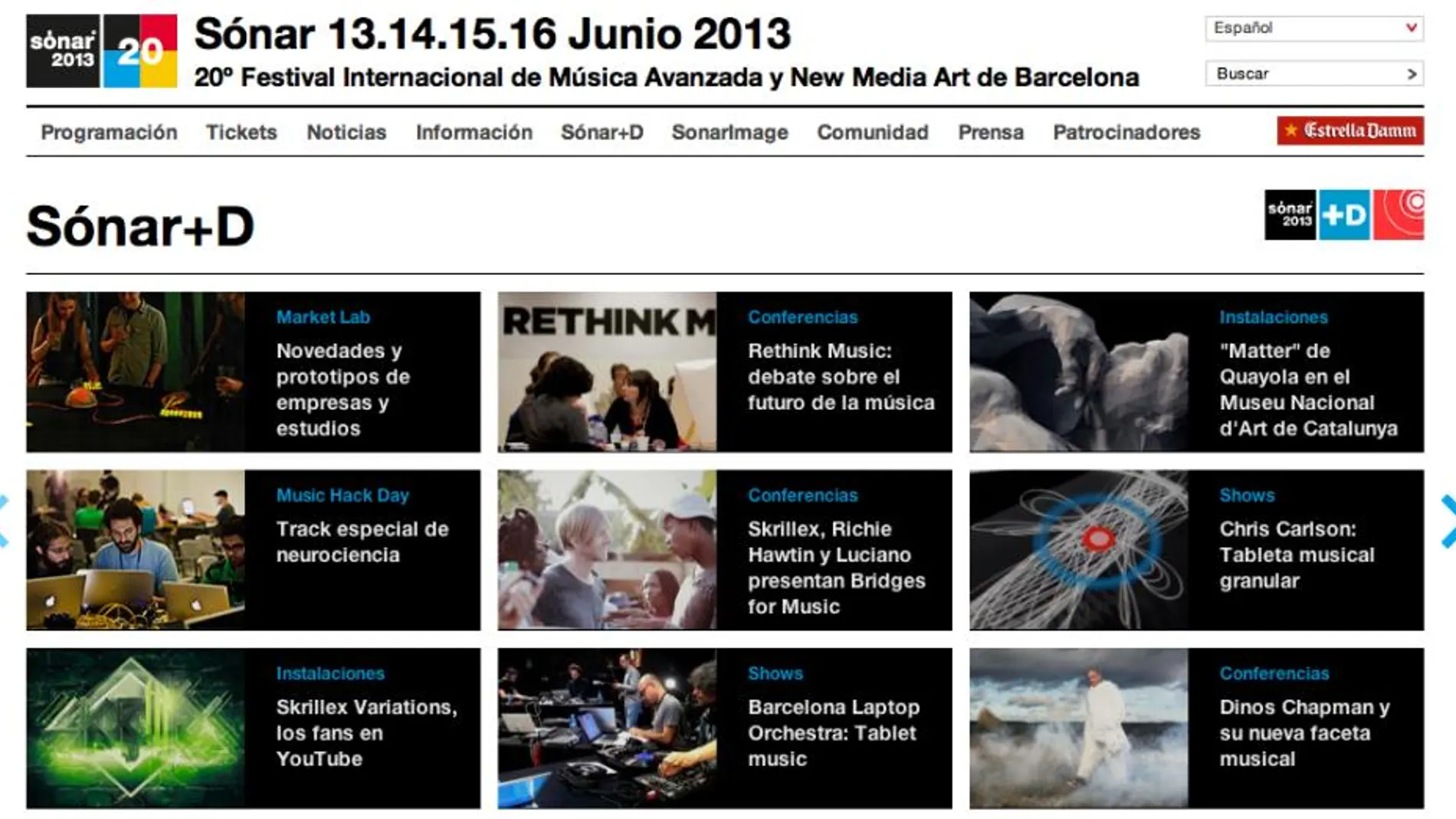 Las apps toman el cartel del Sónar de Barcelona
