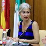 La consejera de Cultura, Patricia del Pozo, en la comisión parlamentaria /Foto: Manuel Olmedo
