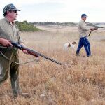 Dos cazadores de media veda de Castilla y León