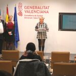La consellera de Sanidad, Ana Barceló, ayer en la presentación de los datos de actividad en trasplantes y donaciones en la Comunitat Valenciana durante 2018