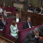 Vista general de los imputados durante la sesión celebrada esta mañana. EFE/Tribunal Supremo