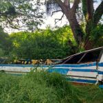El autobús cubría la ruta San Cristóbal-Maracaibo en Venezuela / Twitter