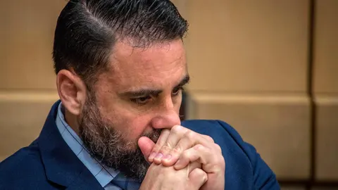 Pablo Ibar durante la audiencia en el tribunal del condado Broward, en Fort Lauderdale, Florida (EEUU)