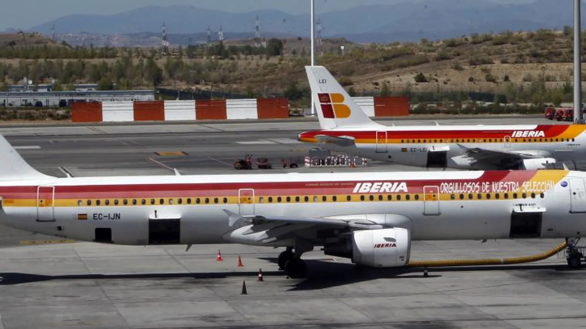 Aviones en el aeropuerto.