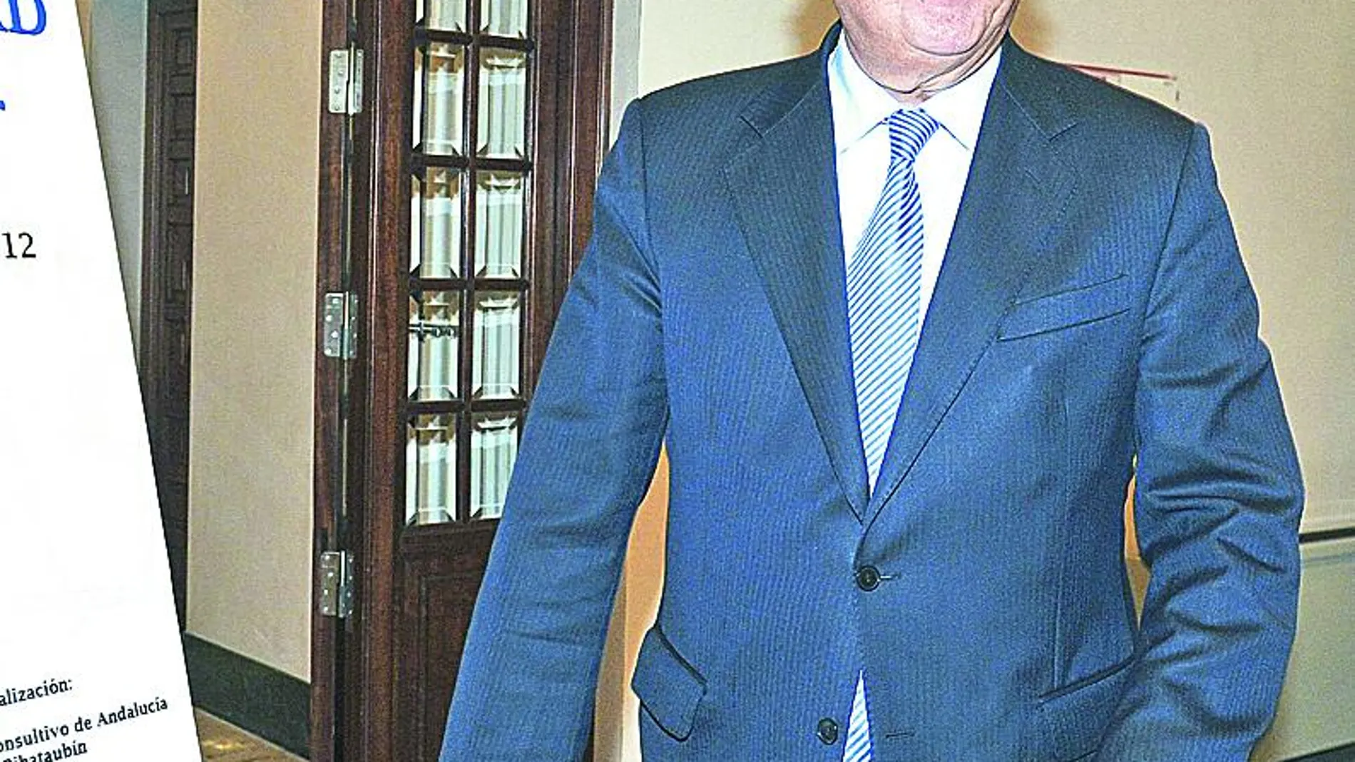 El presidente de los empresarios andaluces, Santiago Herrero, participó ayer en unas jornadas en Granada